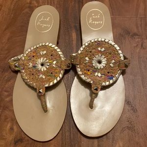 Jack Rogers Cork Medallion Sandals